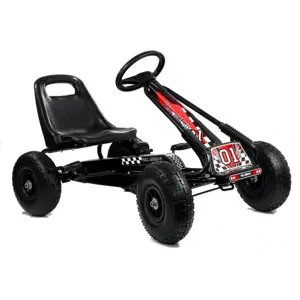 Šlapací motokára Gokart Black A-15