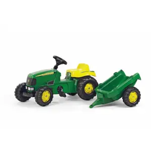 Produkt Šlapací traktor Rolly Kid J.Deere s vlečkou - zelený