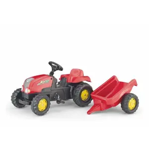 Produkt Šlapací traktor Rolly Kid s vlečkou - červený