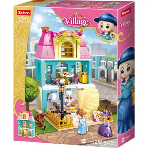 Produkt Sluban Girls Dream Village M38-B0875 Dvoupatrový dům s podkrovím