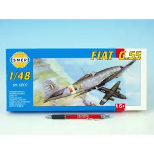 Produkt Směr plastikový model letadla ke slepení Fiat G. 55 slepovací stavebnice letadlo 1:48