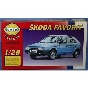 Směr zacvakávací model ŠKODA FAVORIT 1:28