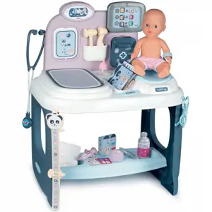 Produkt Smoby Baby Care Center s příslušenstvím