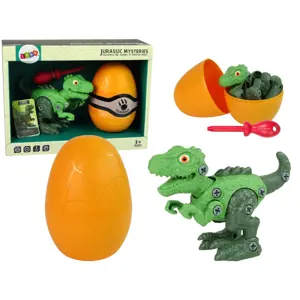 Produkt Šroubovací dinosaurus zelený ve vajíčku