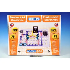 Produkt Stavebnice Boffin 500 elektronická 500 projektů na baterie 75ks v krabici 50x39x5cm