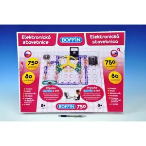 Produkt Stavebnice Boffin 750 elektronická 750 projektů na baterie 80ks v krabici 52x40x8cm