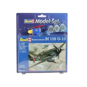 Stavebnice modelu 1:72 Messerschmitt Bf-109 G-10 +3 barvy, štětec a lepidlo