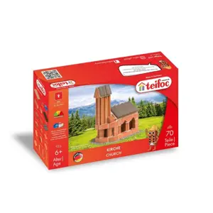 Produkt Stavebnice Teifoc Kostel II 70ks v krabici 29x18x8cm