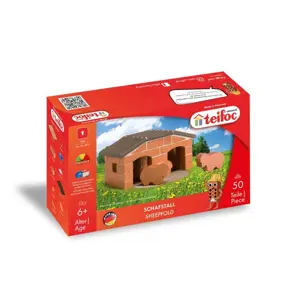 Produkt Stavebnice Teifoc Ovčín 50ks v krabici 29x18x8cm