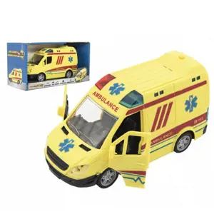 Produkt Teddies Auto ambulance plast 20cm na setrvačník na baterie se zvukem se světlem