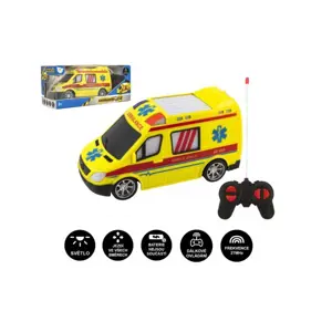 Produkt Teddies Auto RC ambulance plast 20cm na dálkové ovládání