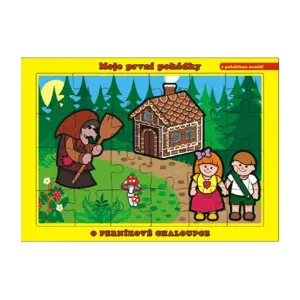 Produkt Teddies deskové O Perníkové Chaloupce 26x17cm Moje první pohádky 24 dílků