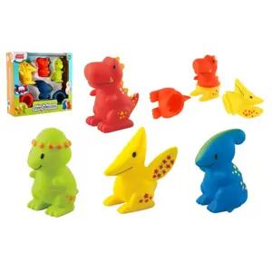 Produkt Teddies Dino saurus skládací gumový v krabici 26x24x8cm