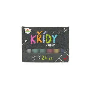 Produkt Teddies Křídy barevné chodníkové 24 ks