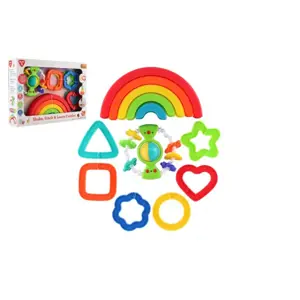 Produkt Teddies Souprava pro hrkání skládání a učení plast 32x23x7cm