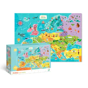 Produkt TM Toys Mapa Evropy -100 dílků