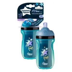 Produkt Tommee Tippee Hrníček s brčkem modrý 260ml 12m+