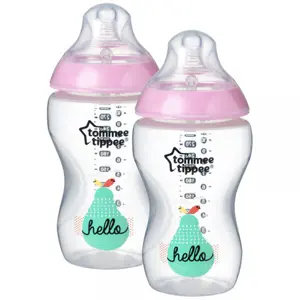 Tommee Tippee Kojenecká láhev C2N růžová 2ks 340ml