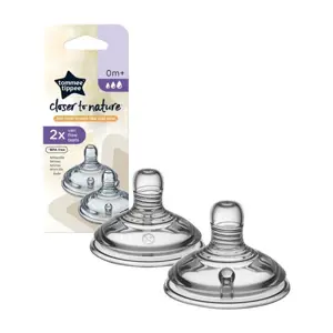 Tommee Tippee náhradní savičky C2N pomalý průtok 2ks 424584TT