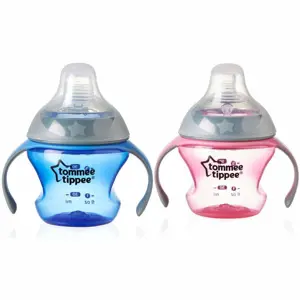 Tommee Tippee přechodový hrnek se savičkou a pítkem modrý 150ml