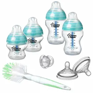 Tommee Tippee sada kojeneckých lahviček C2N Anti colic s kartáčem 422609TT