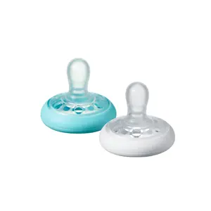 Tommee Tippee šidítko C2N silikon Natural 2ks bílá