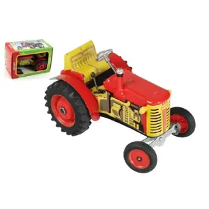 Produkt Traktor Zetor červený na klíček kov 14cm 1:25 v krabičce Kovap