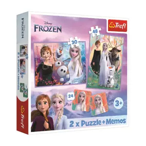 Trefl 2v1 + Memory Frozen 2 Disney