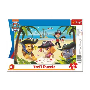 Trefl deskové Přátelé z Tlapkové patroly/Paw Patrol 33x23cm 15 dílků