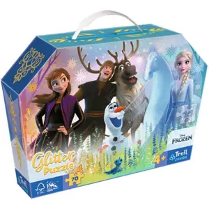 Produkt Trefl glitter v kufříku Disney Frozen 70 dílků