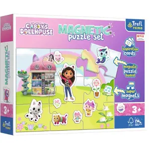 TREFL magnetická puzzle sada Gábinin kouzelný domek