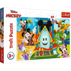 TREFL Mickeyho klubík: Mickey Mouse a kamarádi MAXI 24 dílků