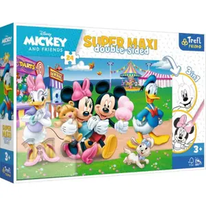 Produkt TREFL Oboustranné Mickey Mouse na pouti SUPER MAXI 24 dílků