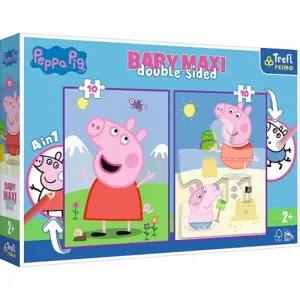 Produkt TREFL Oboustranné Prasátko Peppa: Dobrý den BABY MAXI 2x10 dílků