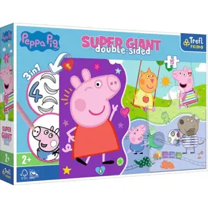 Produkt TREFL Oboustranné Prasátko Peppa SUPER GIANT 15 dílků