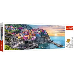 TREFL Panoramatické Vernazza při západu slunce Itálie 500 dílků