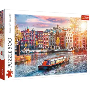 Trefl: Puzzle 500 dílků. - Amsterdam Nizozemsko