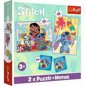 Produkt Trefl Sada 3v1 Lilo  Stitch: Šťastný deň