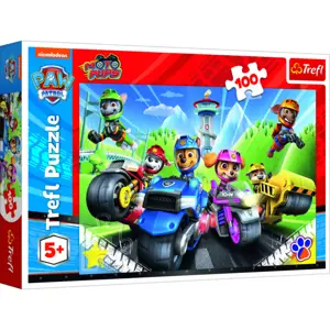 Trefl Tlapková patrola na motorkách/Paw patrol 41x27,5cm 100 dílků