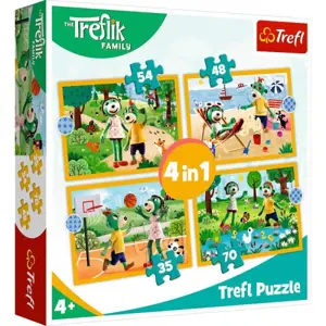 Trefl Treflíci na dovolené 4v1 35,48,54,70 dílků