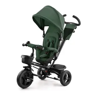 Produkt Tříkolka Kinderkraft Aveo Malachite Green s vodicí tyčí