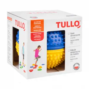 Produkt TULLO Senzorická polokoule 2 ks modrá žlutá