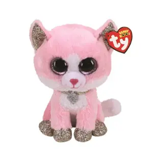 TY BEANIE BOOS FIONA růžová kočka 24cm