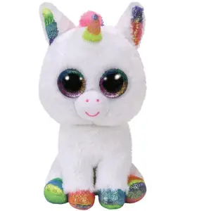 TY BEANIE BOOS jednorožec bílý Pixy 24cm