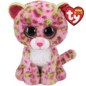 TY BEANIE BOOS Lainey růžový leopard 24cm