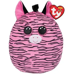 TY Squish ZOEY - růžová zebra 30cm