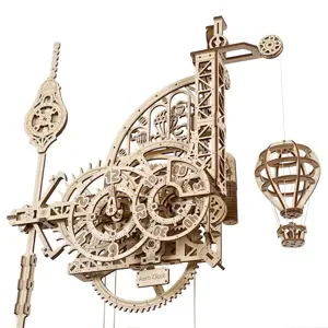 UGEARS 3D puzzle Aero Clock s kyvadlem 320 ks