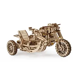 Produkt UGEARS 3D puzzle Motorka se sajdkárou 380 ks