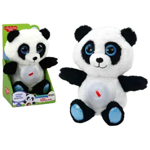 uspávací lampička panda medvídek plyšový 30 cm