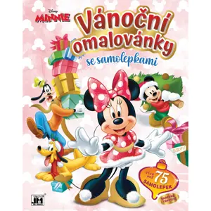 Vánoční omalovánky se samolepkami Minnie